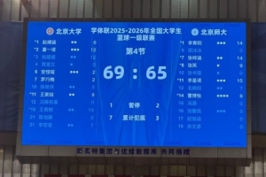 拒绝逆转!北大CUBAL决赛首轮险胜北师大