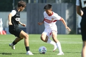 青岛西海岸已签下谢初筠,此前球员曾在斯图加特U19队效力