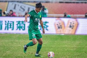 柏杨成就代表国安的第100场比赛里程碑