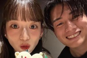 上田绮世夫妇恩爱有加，太太系平面模特兼博主，今年喜得贵子