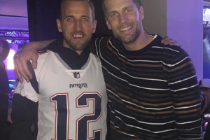 邮报：NFL传奇人物汤姆·布雷迪访问英格兰队，三狮军团队员感到兴奋
