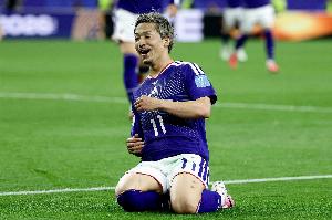 日本队第二位晋级淘汰赛阶段，之前淘汰赛最佳成绩为16强